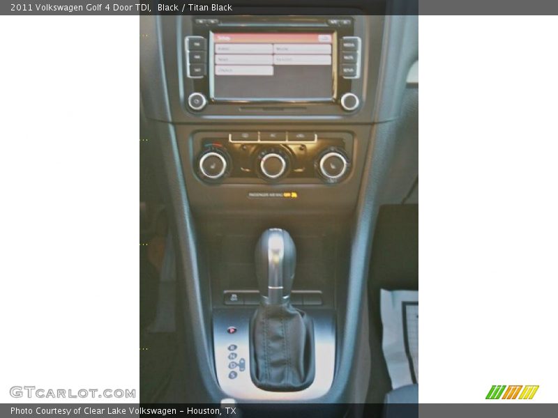 Black / Titan Black 2011 Volkswagen Golf 4 Door TDI