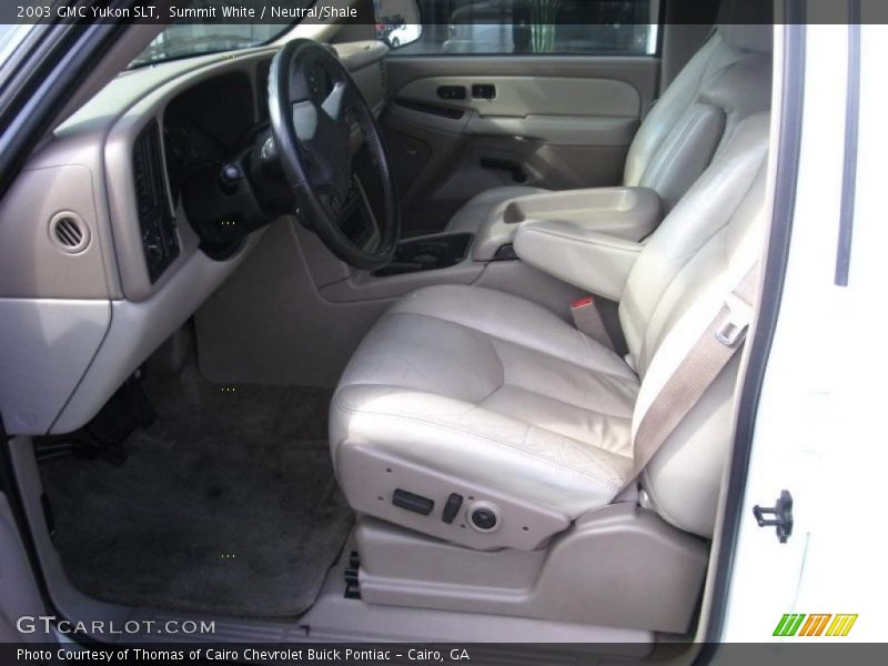  2003 Yukon SLT Neutral/Shale Interior