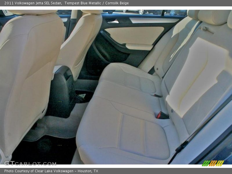 Tempest Blue Metallic / Cornsilk Beige 2011 Volkswagen Jetta SEL Sedan