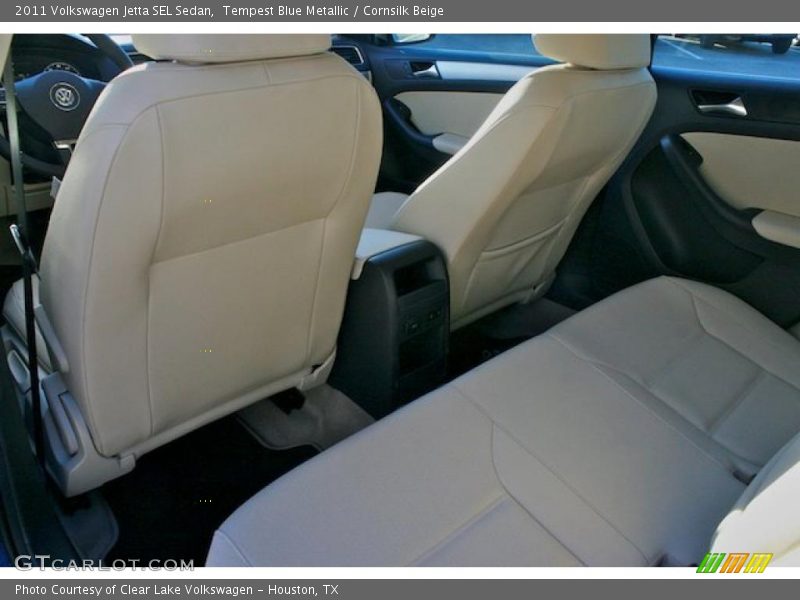 Tempest Blue Metallic / Cornsilk Beige 2011 Volkswagen Jetta SEL Sedan