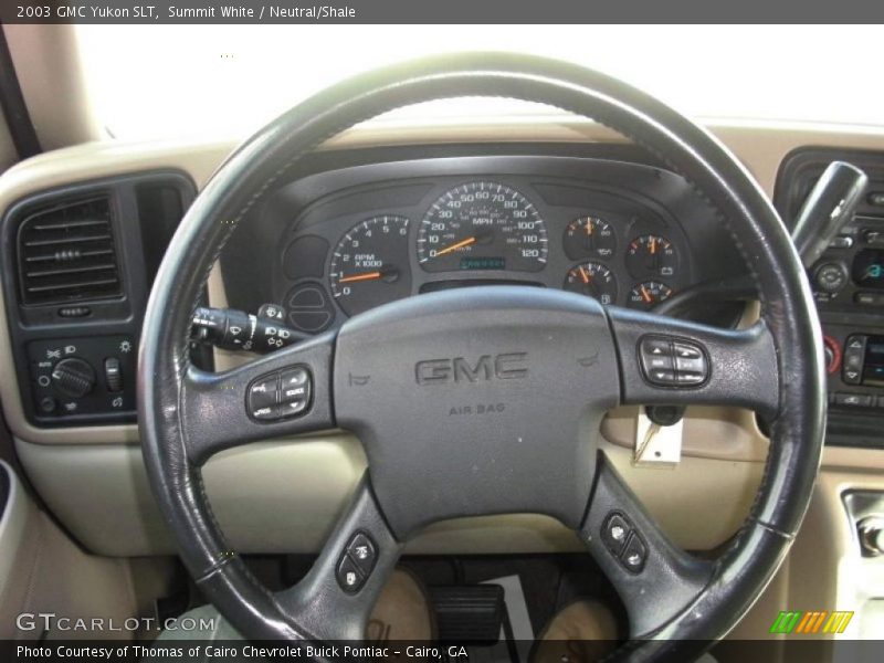 Summit White / Neutral/Shale 2003 GMC Yukon SLT