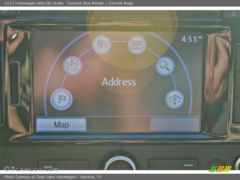 Tempest Blue Metallic / Cornsilk Beige 2011 Volkswagen Jetta SEL Sedan