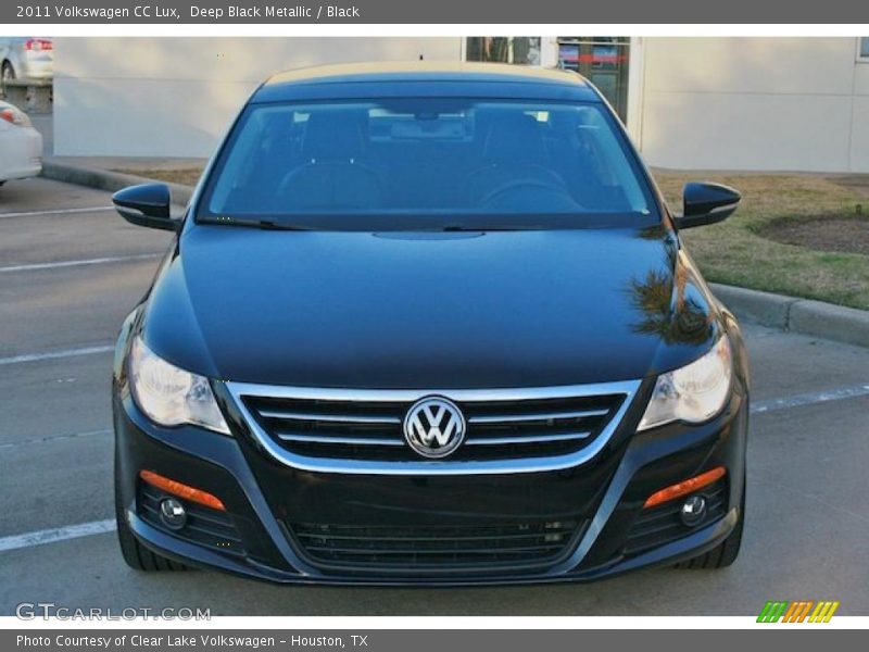 Deep Black Metallic / Black 2011 Volkswagen CC Lux