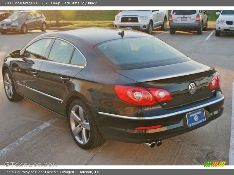 Deep Black Metallic / Black 2011 Volkswagen CC Lux