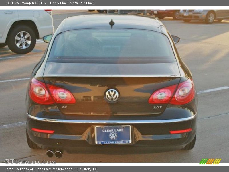 Deep Black Metallic / Black 2011 Volkswagen CC Lux