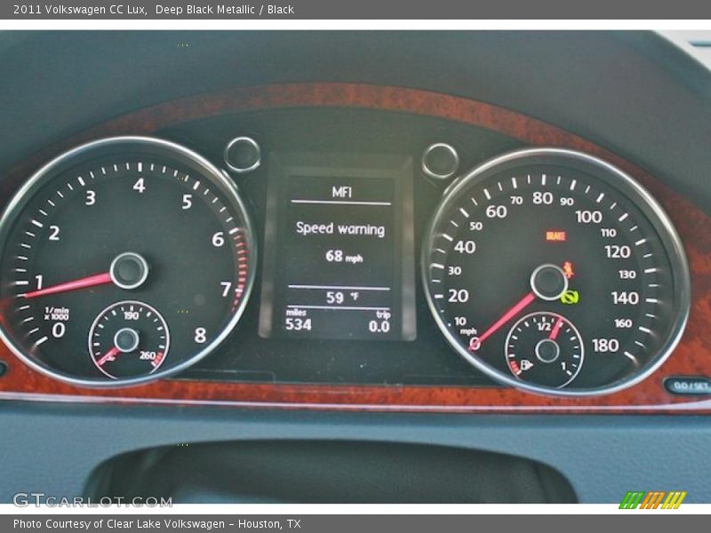  2011 CC Lux Lux Gauges