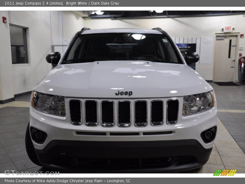 Bright White / Dark Slate Gray 2011 Jeep Compass 2.4 Limited