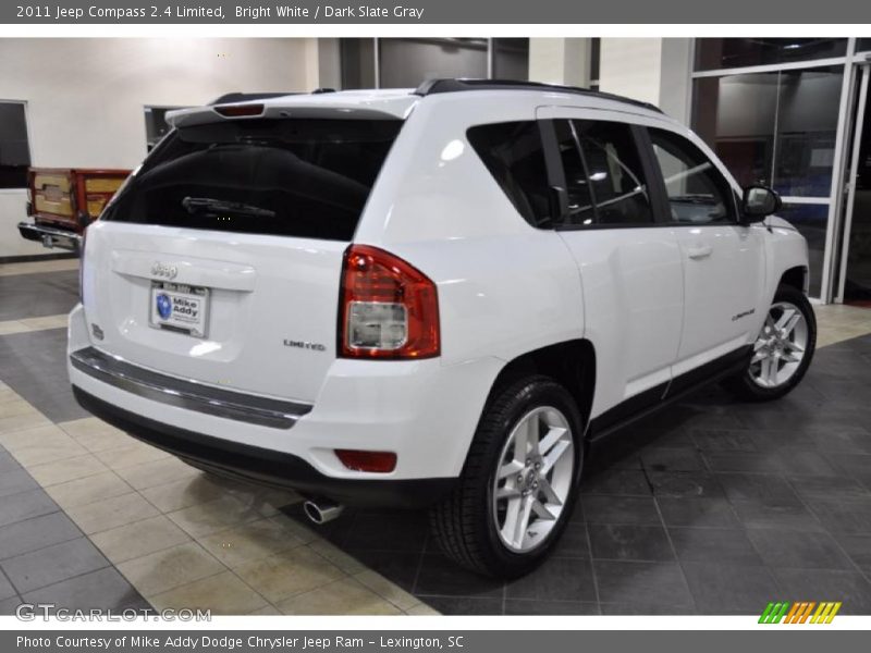 Bright White / Dark Slate Gray 2011 Jeep Compass 2.4 Limited
