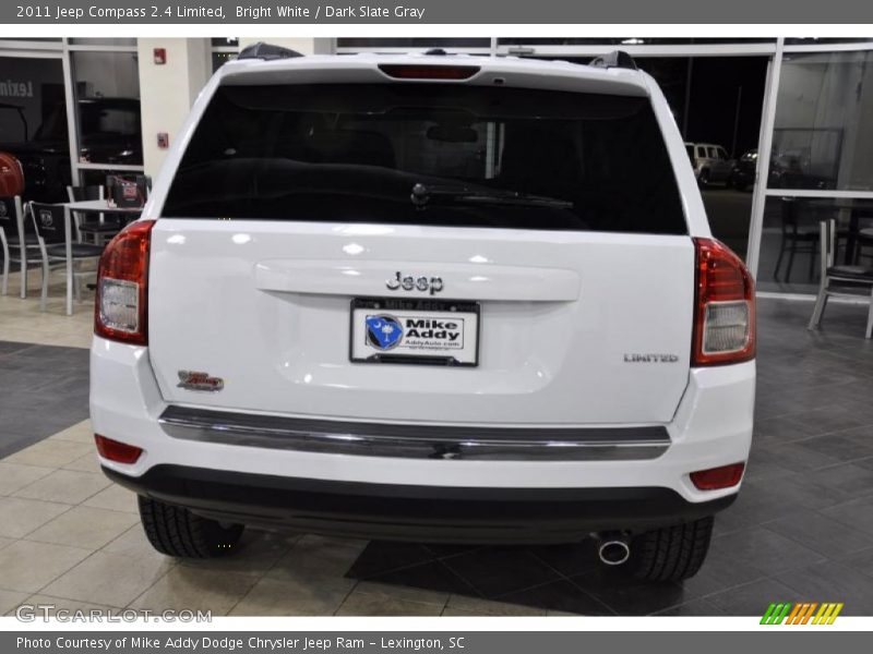 Bright White / Dark Slate Gray 2011 Jeep Compass 2.4 Limited
