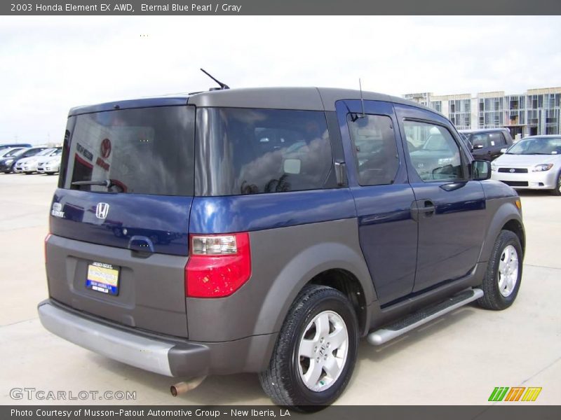 Eternal Blue Pearl / Gray 2003 Honda Element EX AWD