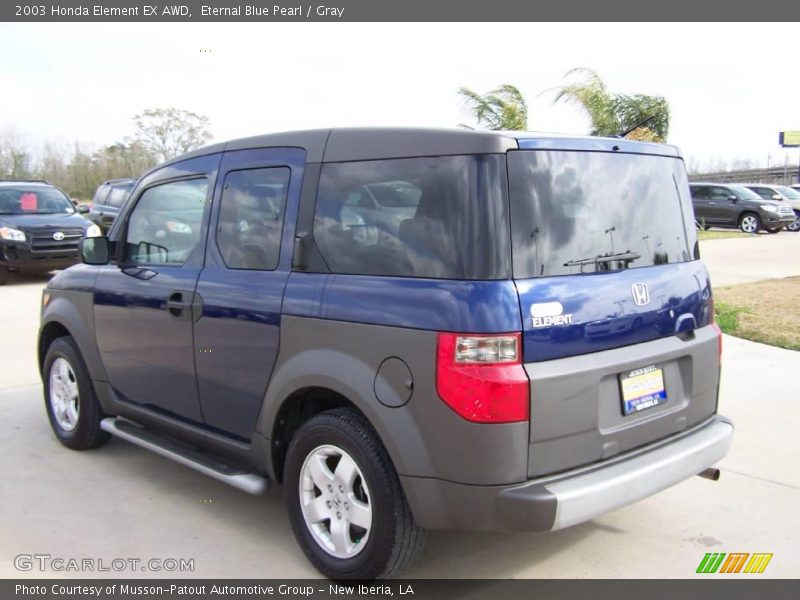 Eternal Blue Pearl / Gray 2003 Honda Element EX AWD