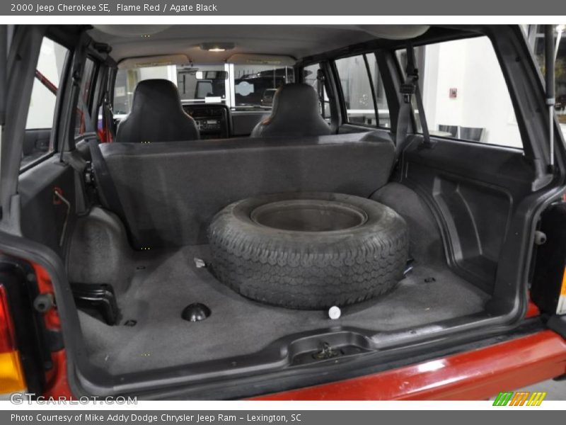 Flame Red / Agate Black 2000 Jeep Cherokee SE