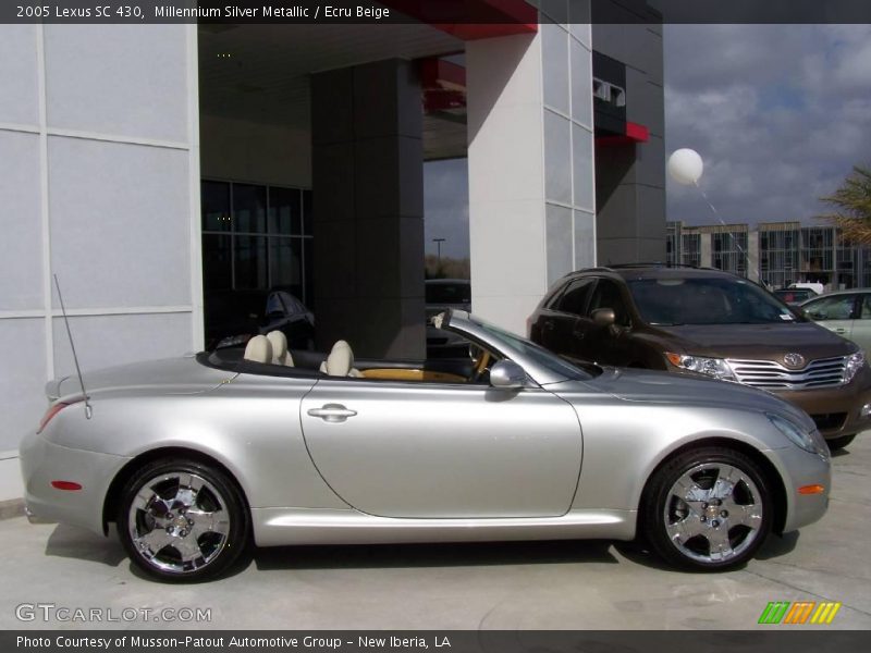 Millennium Silver Metallic / Ecru Beige 2005 Lexus SC 430