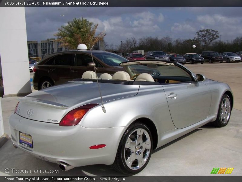 Millennium Silver Metallic / Ecru Beige 2005 Lexus SC 430