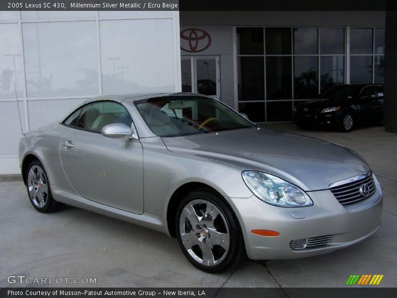 Millennium Silver Metallic / Ecru Beige 2005 Lexus SC 430