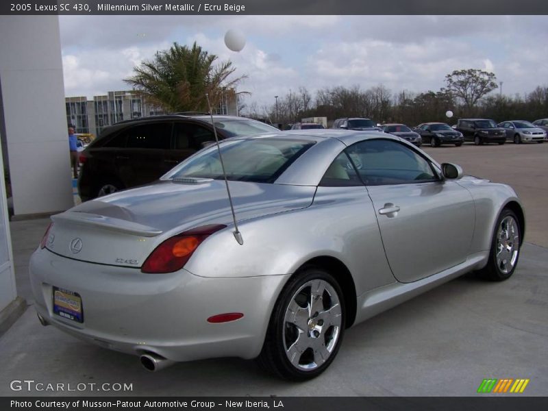 Millennium Silver Metallic / Ecru Beige 2005 Lexus SC 430