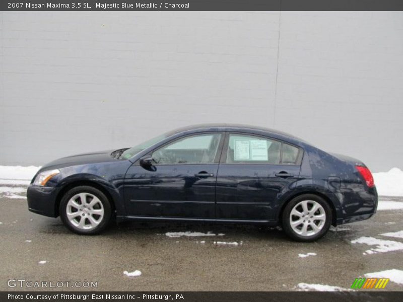 Majestic Blue Metallic / Charcoal 2007 Nissan Maxima 3.5 SL