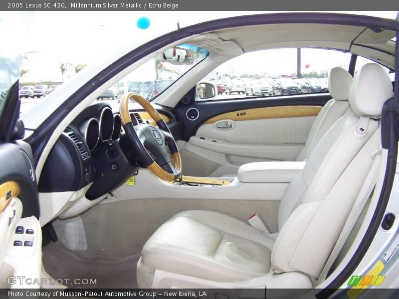 Millennium Silver Metallic / Ecru Beige 2005 Lexus SC 430