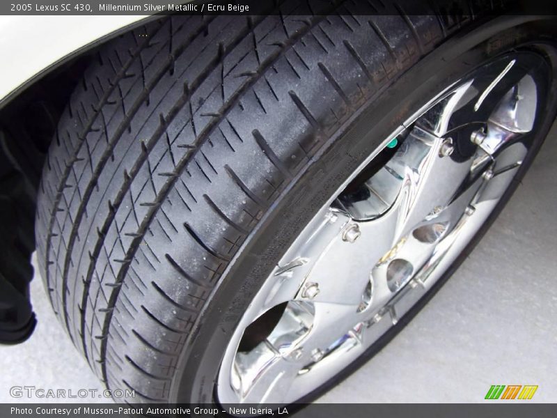 Millennium Silver Metallic / Ecru Beige 2005 Lexus SC 430