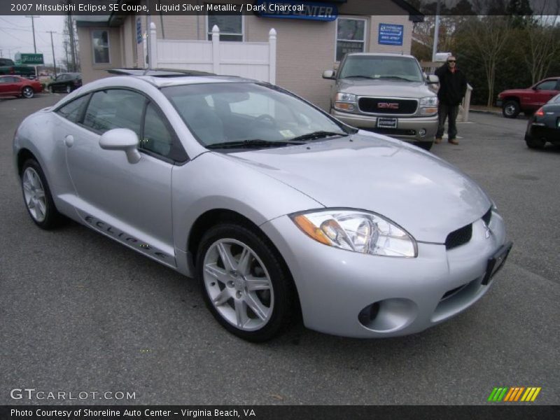 Liquid Silver Metallic / Dark Charcoal 2007 Mitsubishi Eclipse SE Coupe