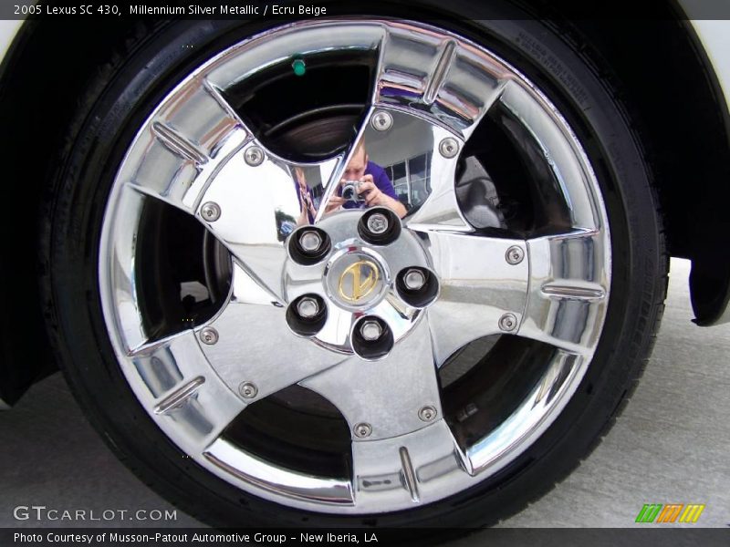 Millennium Silver Metallic / Ecru Beige 2005 Lexus SC 430