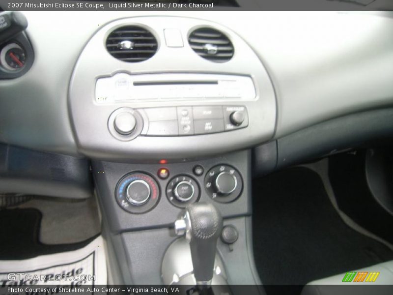 Controls of 2007 Eclipse SE Coupe