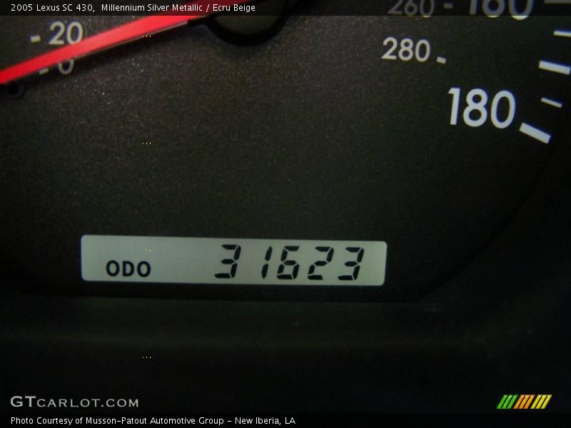 Millennium Silver Metallic / Ecru Beige 2005 Lexus SC 430