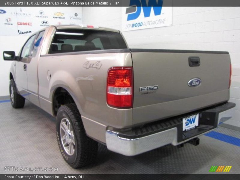 Arizona Beige Metallic / Tan 2006 Ford F150 XLT SuperCab 4x4