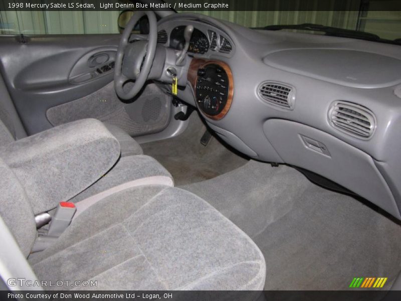 Light Denim Blue Metallic / Medium Graphite 1998 Mercury Sable LS Sedan