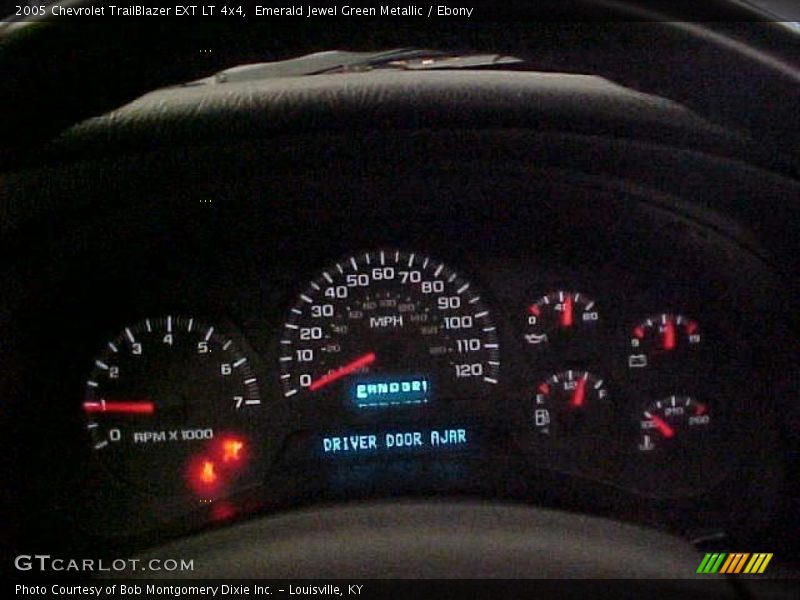 Emerald Jewel Green Metallic / Ebony 2005 Chevrolet TrailBlazer EXT LT 4x4