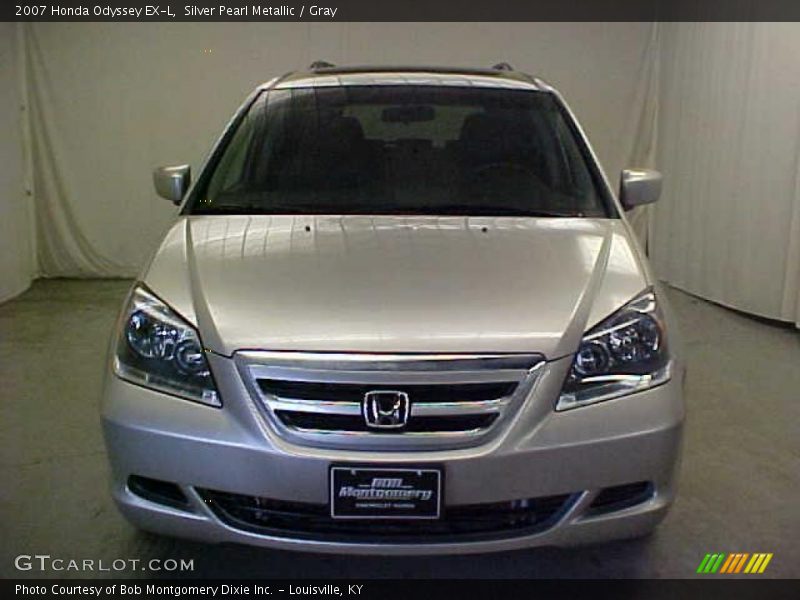 Silver Pearl Metallic / Gray 2007 Honda Odyssey EX-L