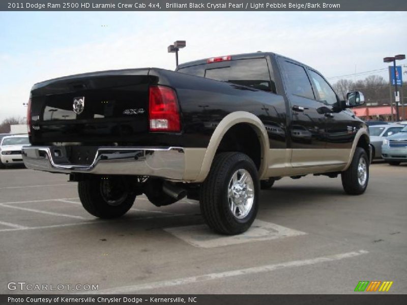  2011 Ram 2500 HD Laramie Crew Cab 4x4 Brilliant Black Crystal Pearl