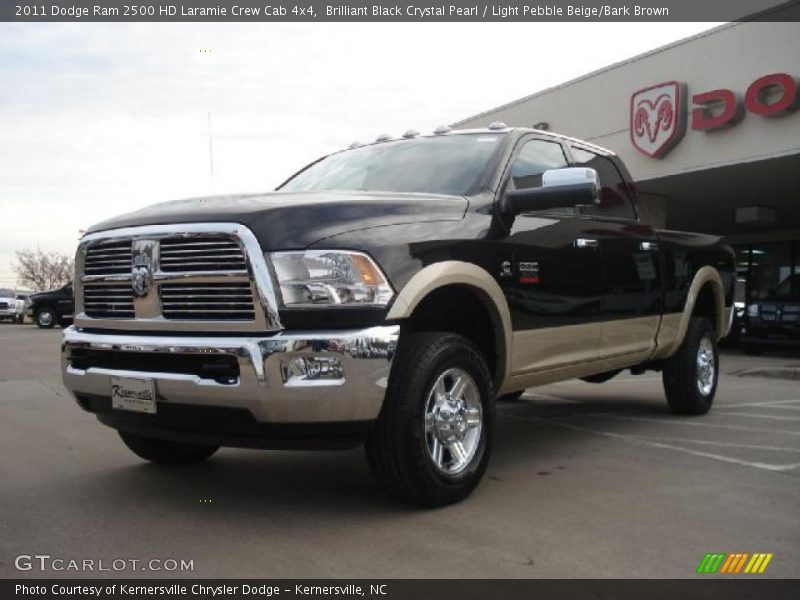 Front 3/4 View of 2011 Ram 2500 HD Laramie Crew Cab 4x4