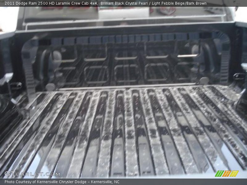 Brilliant Black Crystal Pearl / Light Pebble Beige/Bark Brown 2011 Dodge Ram 2500 HD Laramie Crew Cab 4x4