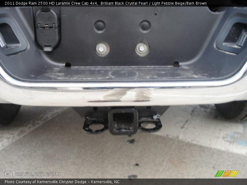 Brilliant Black Crystal Pearl / Light Pebble Beige/Bark Brown 2011 Dodge Ram 2500 HD Laramie Crew Cab 4x4