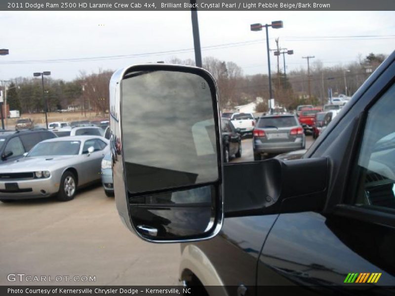 Brilliant Black Crystal Pearl / Light Pebble Beige/Bark Brown 2011 Dodge Ram 2500 HD Laramie Crew Cab 4x4
