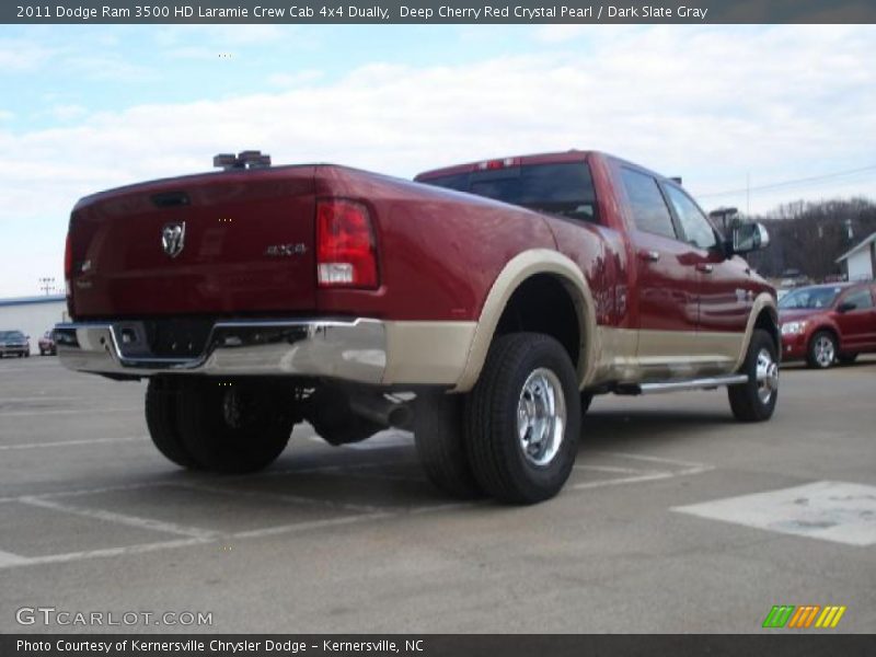  2011 Ram 3500 HD Laramie Crew Cab 4x4 Dually Deep Cherry Red Crystal Pearl