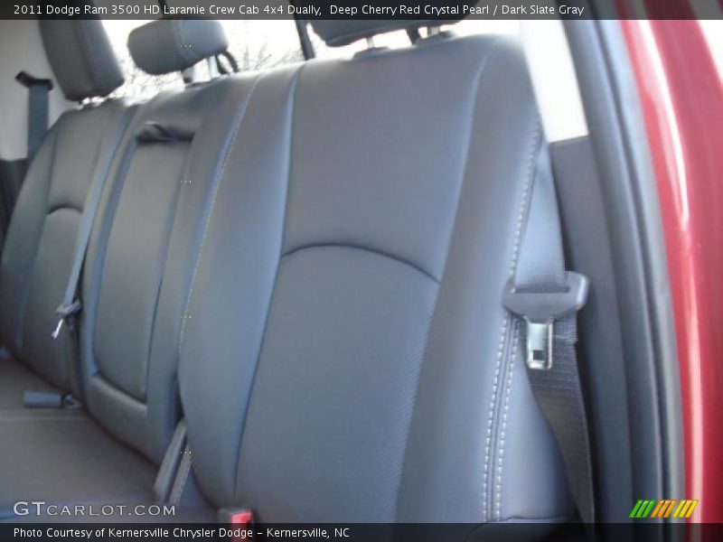 Deep Cherry Red Crystal Pearl / Dark Slate Gray 2011 Dodge Ram 3500 HD Laramie Crew Cab 4x4 Dually