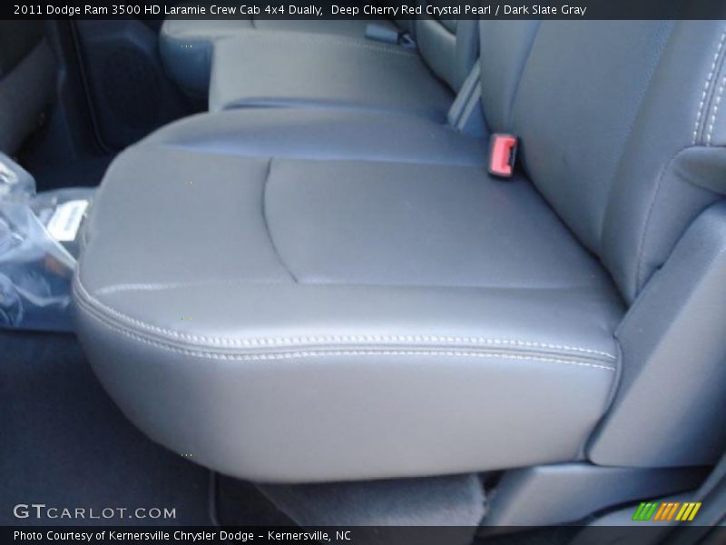 Deep Cherry Red Crystal Pearl / Dark Slate Gray 2011 Dodge Ram 3500 HD Laramie Crew Cab 4x4 Dually