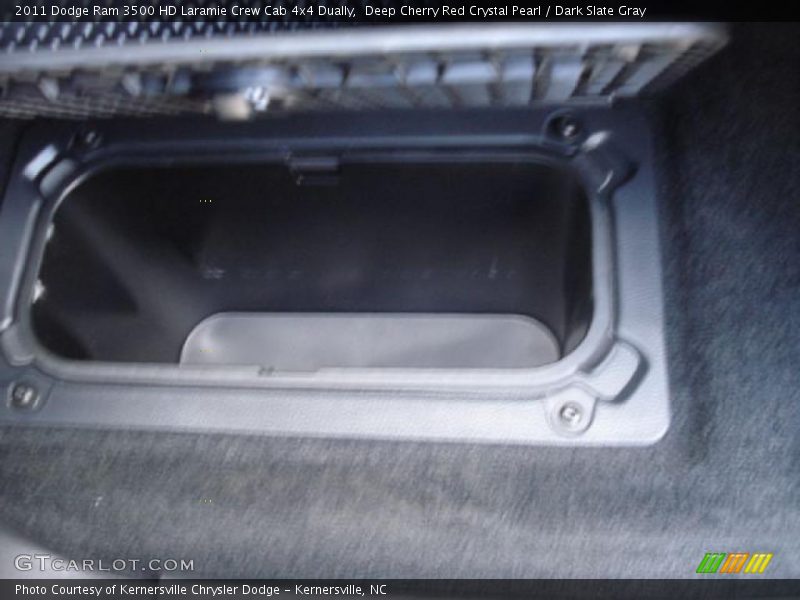 Deep Cherry Red Crystal Pearl / Dark Slate Gray 2011 Dodge Ram 3500 HD Laramie Crew Cab 4x4 Dually