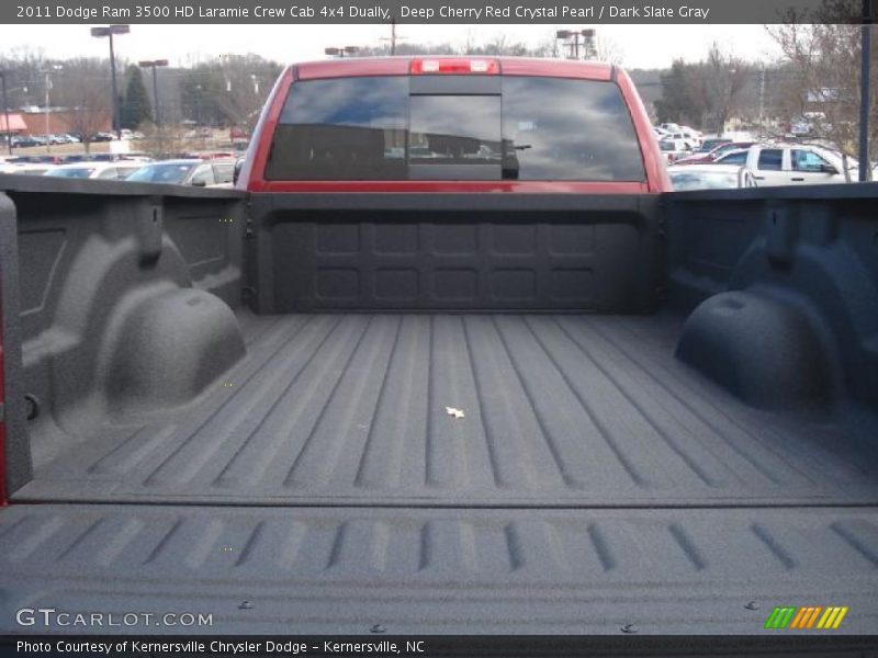 Deep Cherry Red Crystal Pearl / Dark Slate Gray 2011 Dodge Ram 3500 HD Laramie Crew Cab 4x4 Dually
