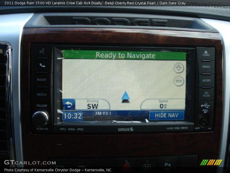 Deep Cherry Red Crystal Pearl / Dark Slate Gray 2011 Dodge Ram 3500 HD Laramie Crew Cab 4x4 Dually