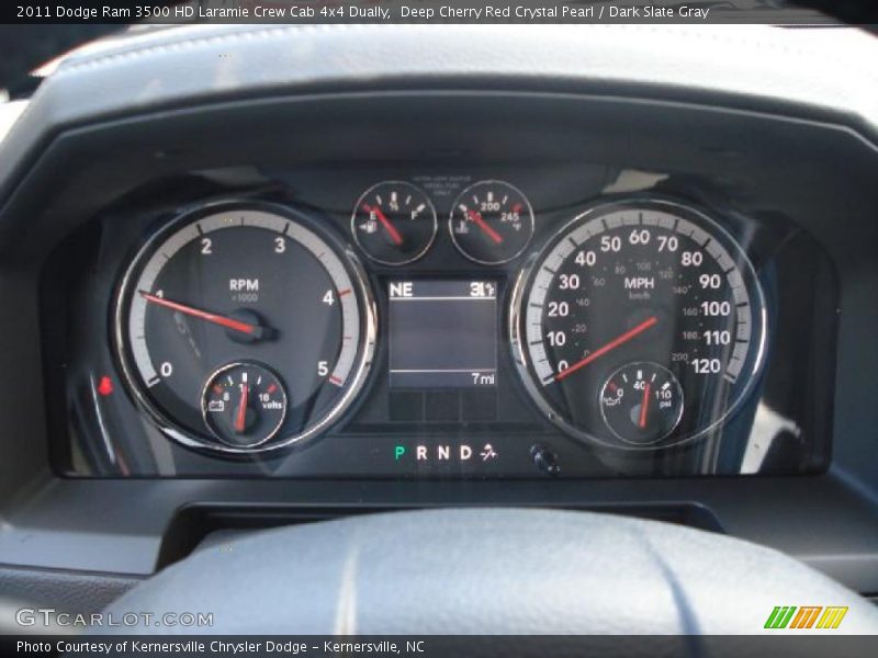  2011 Ram 3500 HD Laramie Crew Cab 4x4 Dually Laramie Crew Cab 4x4 Dually Gauges