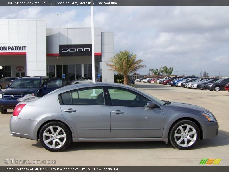 Precision Gray Metallic / Charcoal Black 2008 Nissan Maxima 3.5 SE