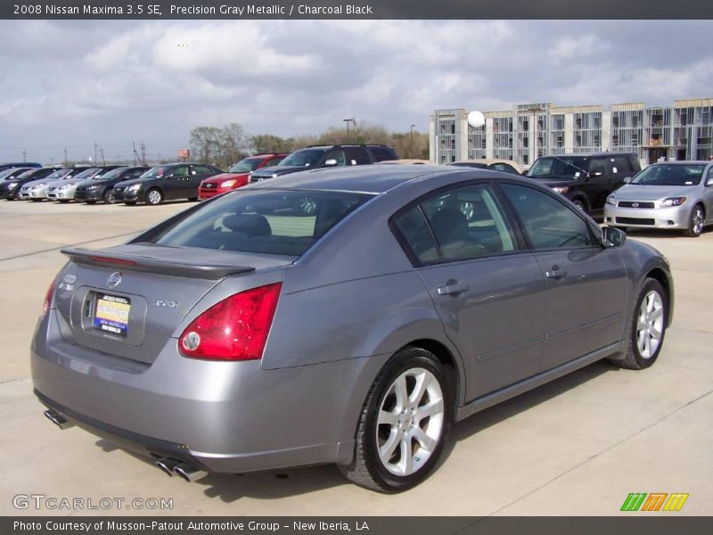 Precision Gray Metallic / Charcoal Black 2008 Nissan Maxima 3.5 SE