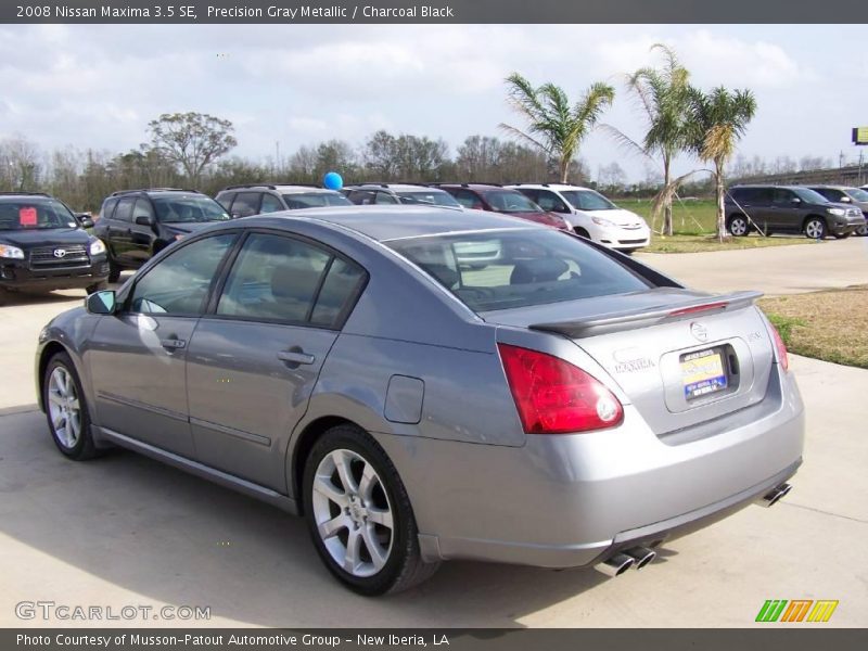 Precision Gray Metallic / Charcoal Black 2008 Nissan Maxima 3.5 SE