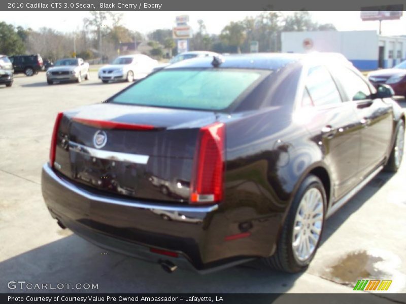 Black Cherry / Ebony 2010 Cadillac CTS 3.0 Sedan