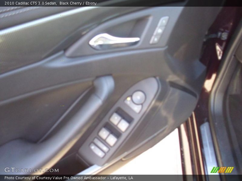 Black Cherry / Ebony 2010 Cadillac CTS 3.0 Sedan
