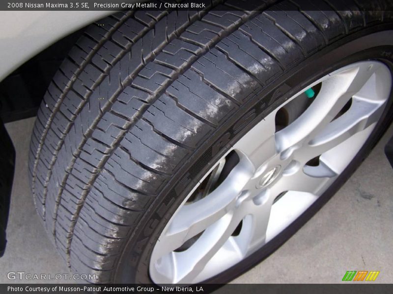 Precision Gray Metallic / Charcoal Black 2008 Nissan Maxima 3.5 SE