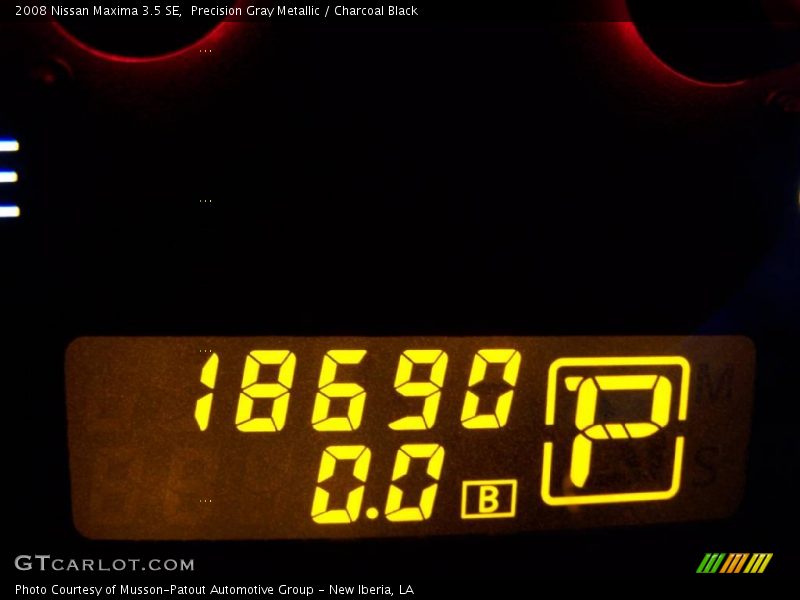 Precision Gray Metallic / Charcoal Black 2008 Nissan Maxima 3.5 SE